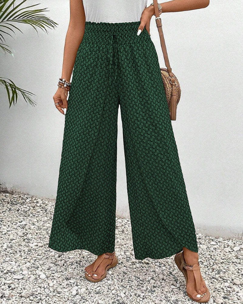 Zanab - damenhose mit geometrischem druck