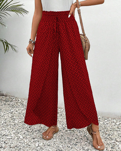 Zanab - damenhose mit geometrischem druck