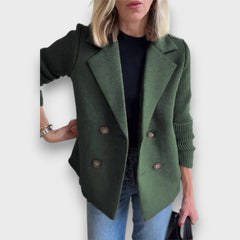 Arlisse – Blazer mit Doppelreiher in Grün
