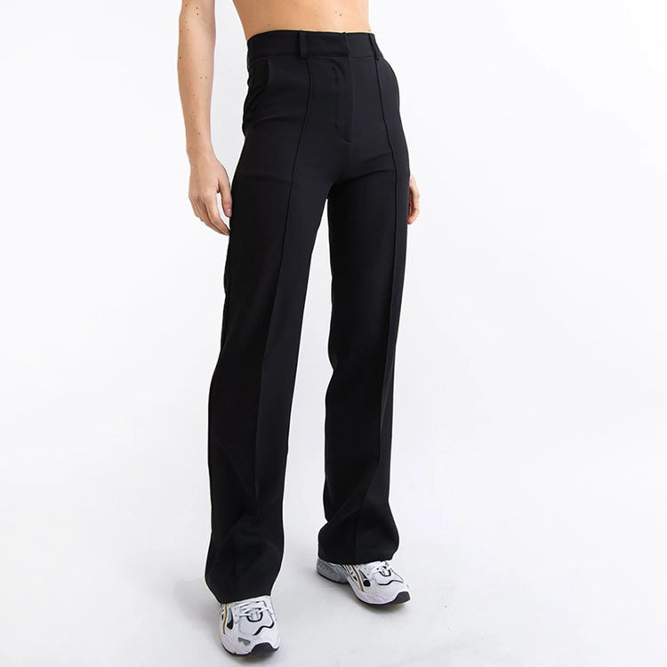 Anpassbare Gerade Hosen aus flexiblem Synthetikstoff