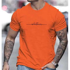 Nohal | Winddichte Herren-T-Shirts in Orange