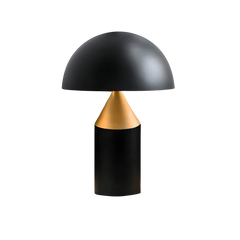 Dusk - Vintage Tischlampe in Schwarz-Gold