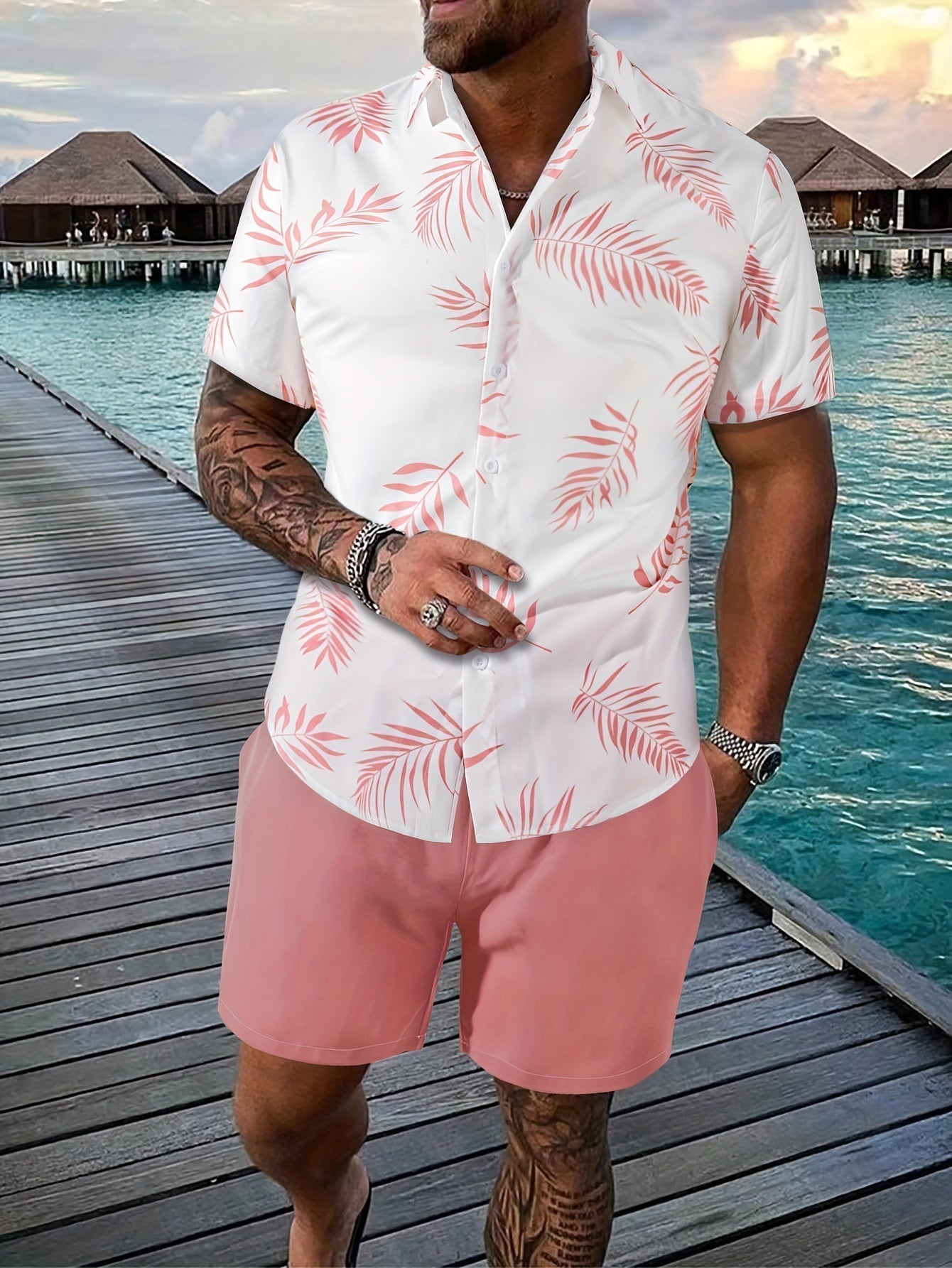 Tropisches Sommer-Set für Herren