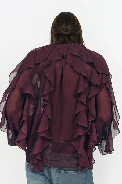 Sybille®️ | Bluse mit Volants