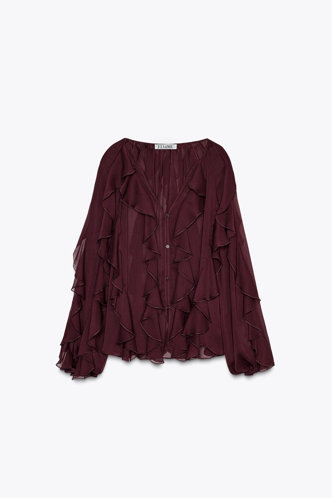 Sybille®️ | Bluse mit Volants
