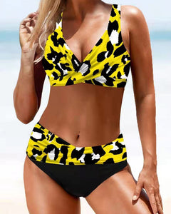 Eva - farbenfrohes, verspieltes Bikini in Gelb