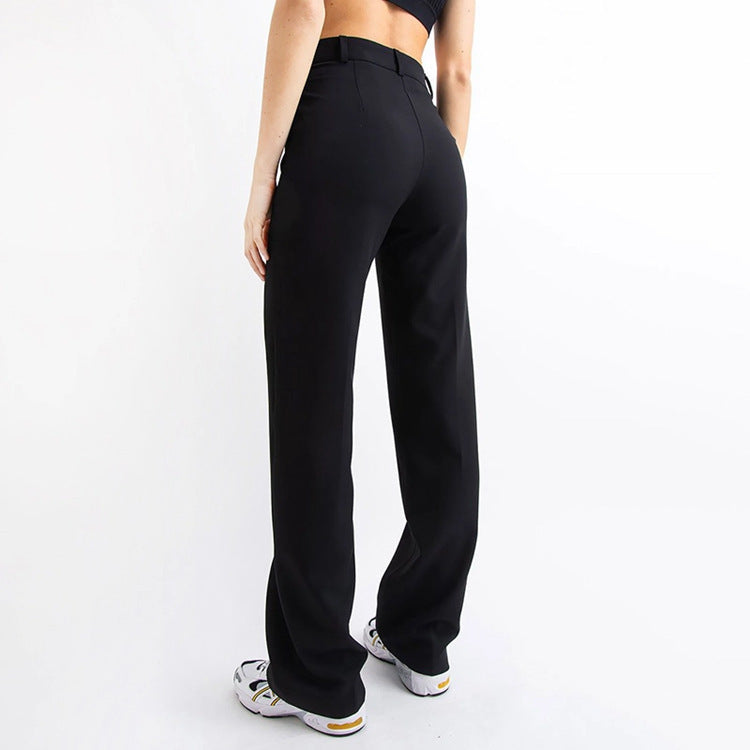 Anpassbare Gerade Hosen aus flexiblem Synthetikstoff
