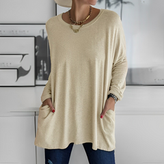 Letitia - Lässig schickes Hemd in Khaki