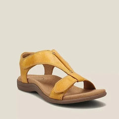 CARMINA - Verstellbare ergonomische Sandalen in Gelb