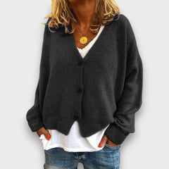 Shamira – Strickcardigan in Schwarz