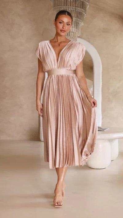CLARA - Damen-Seidenkleid