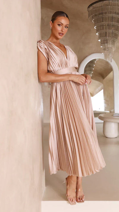 CLARA - Damen-Seidenkleid