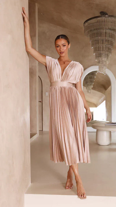 CLARA - Damen-Seidenkleid