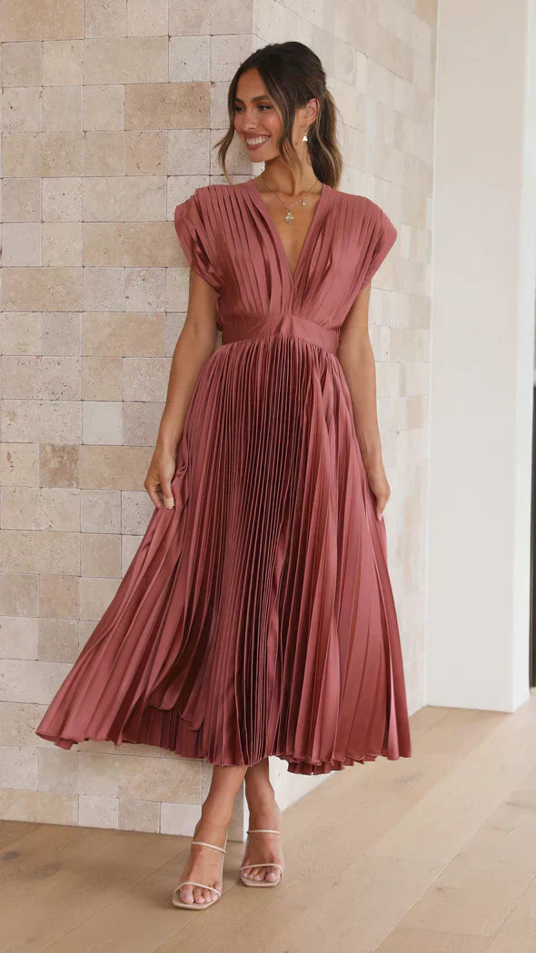 CLARA - Damen-Seidenkleid