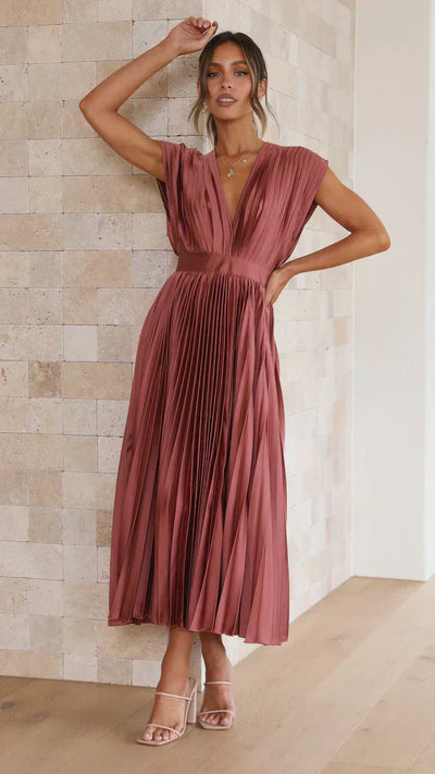 CLARA - Damen-Seidenkleid