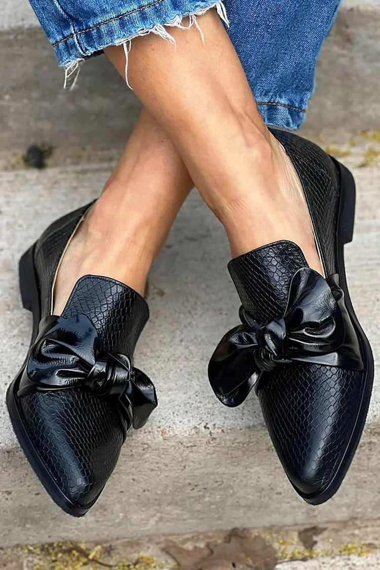 Dorena - Elegante Loafers mit Schlangenmuster-Print