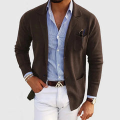 Manuel™ | Eleganter Herren Blazer in Braun