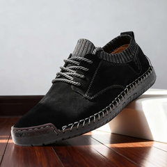 Riccardo Wildleder Sneakers in Schwarz