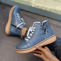 Tracy - Schnürstiefeletten in Blau