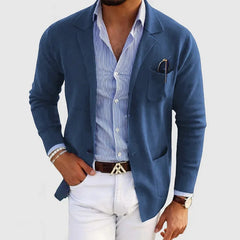 Manuel™ | Eleganter Herren Blazer in Blau