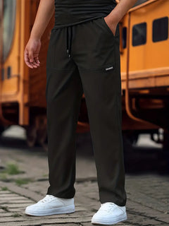 Nariko | Elegante, stilvolle Jogginghose in Schwarz
