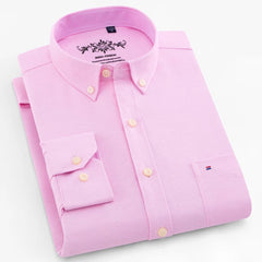 Albert | Klassisches gestreiftes Hemd in Rosa
