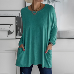 Letitia - Lässig schickes Hemd in Cyanblau