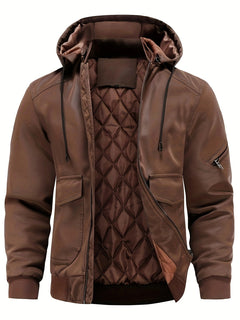 Die Arthur Lederjacke in Kaffee