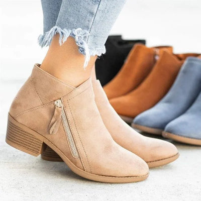 Camila - Bequeme Lederstiefel für Frauen