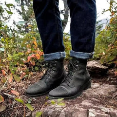 Elegante Lederschuhe in Schwarz