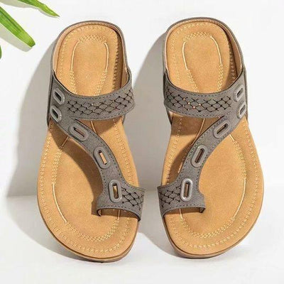 Tiziana® | Bequeme, rutschfeste, flache Sandalen für Damen