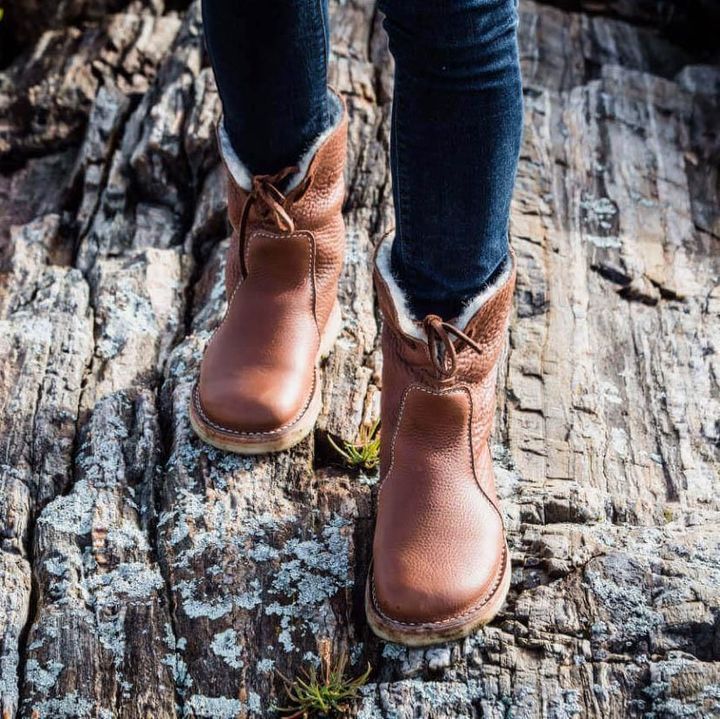 Amanda – Winterstiefel im Vintage-Stil – Fellgefüttert