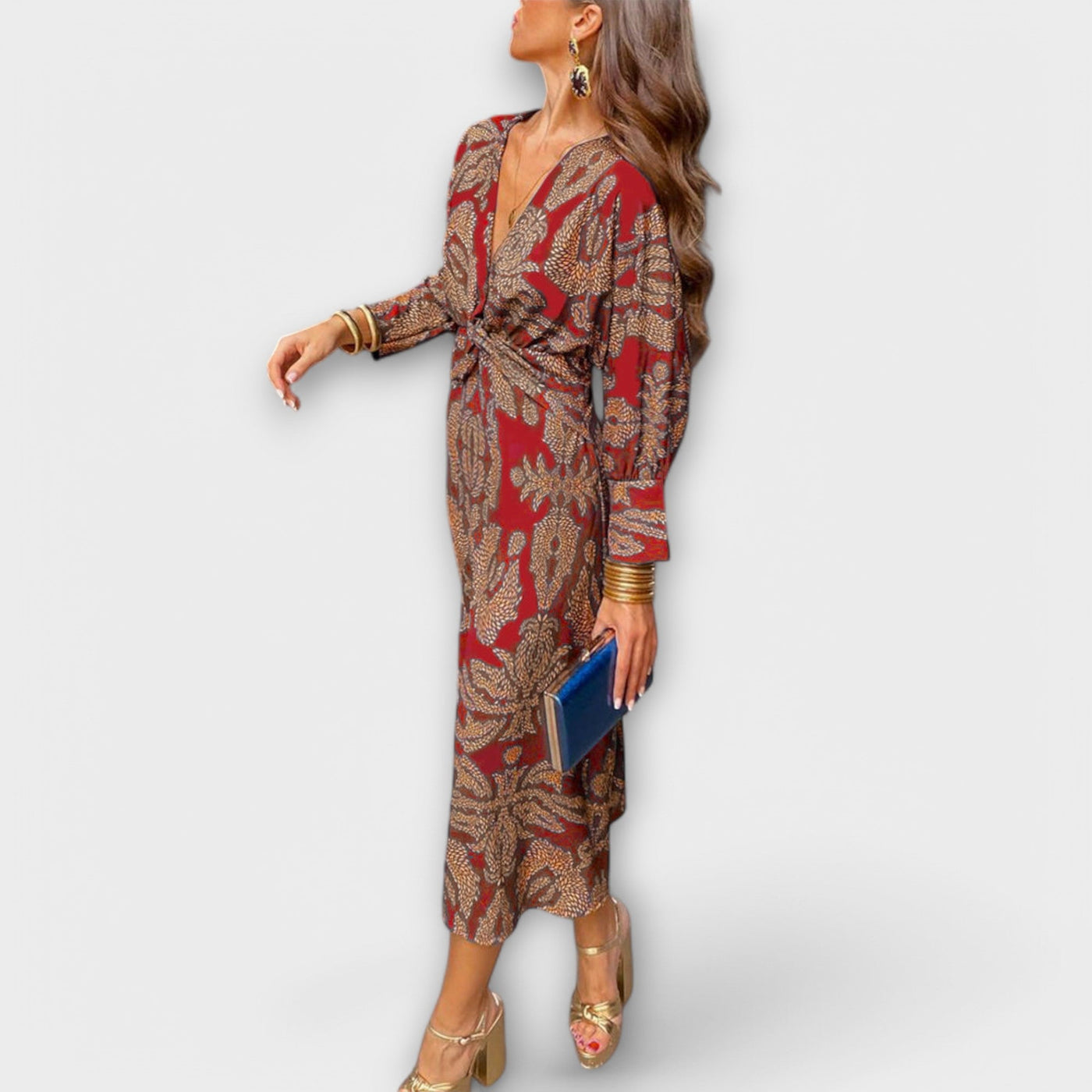 Oriana - Stilvolles Langarmkleid