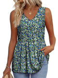 Blau Floral