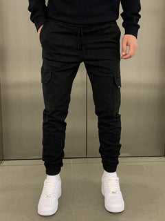Johann™ | Stretch-Komfort-Cargohose in Schwarz