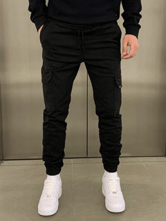 Edelstein™ | Bequeme Cargohose in Schwarz