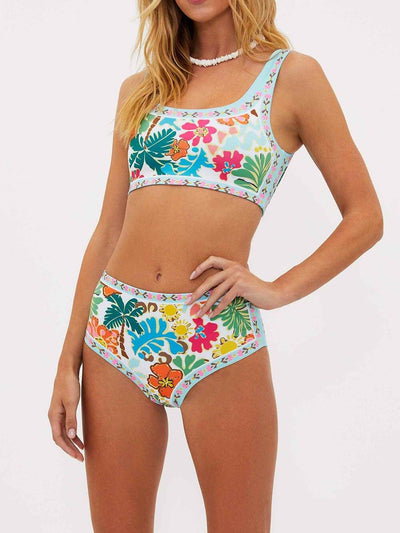 Catalina® | Elastischer Blumenbikini mit Stützfunktion