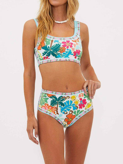 Catalina® | Elastischer Blumenbikini mit Stützfunktion