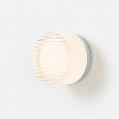 Cristallin - Moderne Runde Wandlampe in Weiß