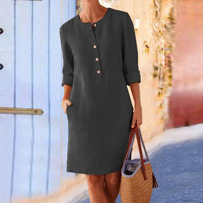 Tina - Stilvolles Damen Freizeit Kleid