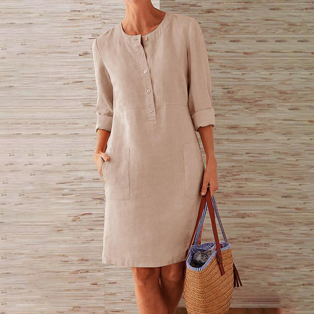Tina - Stilvolles Damen Freizeit Kleid