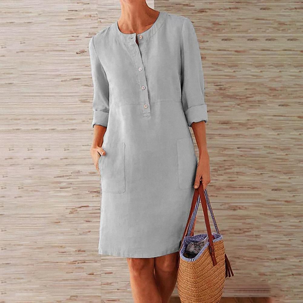 Tina - Stilvolles Damen Freizeit Kleid