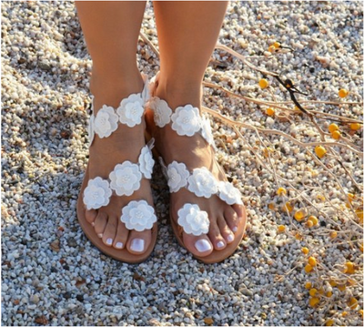 Serena® | Komfort Sommer Außenhandel Neue Pu Zehe Blumen