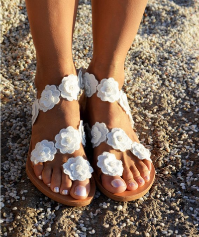 Serena® | Komfort Sommer Außenhandel Neue Pu Zehe Blumen