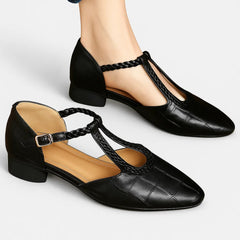 Katharina™ | Elegante Lederschuhe in Schwarz