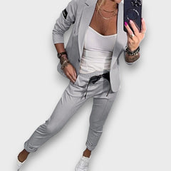 Verena – Zweiteiliges Set mit stillvoller Leichtigkeit in Grau