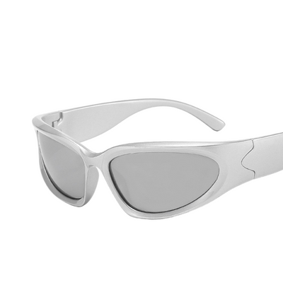 Damen Modisch Ovale Sonnenbrille | Umschließend