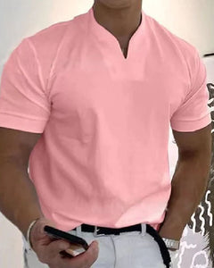 Zeno | Sportliches Herren Shirt in Rosa
