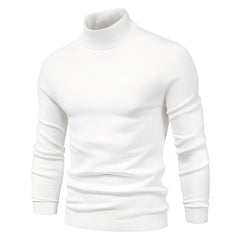 Harvey - Eleganter Rollkragenpullover in Weiß