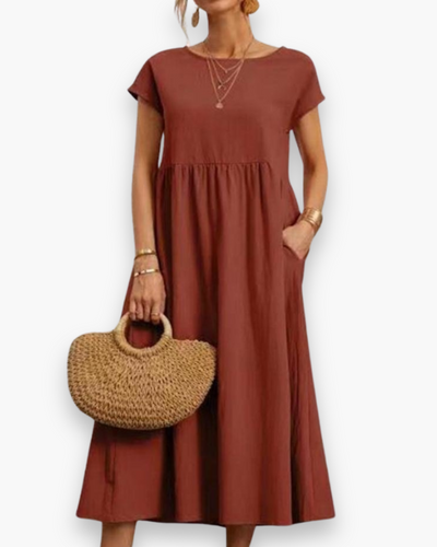 Damen Elegantes Sommer Maxikleid | Lange Kleider für Warme Tage